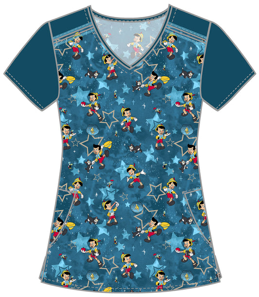 Tooniforms TF639 V-Neck Top (A Real Boy)