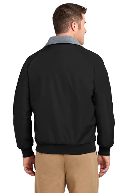 Port Authority Tall Challenger Jacket. TLJ754 True Black/ Grey Tall