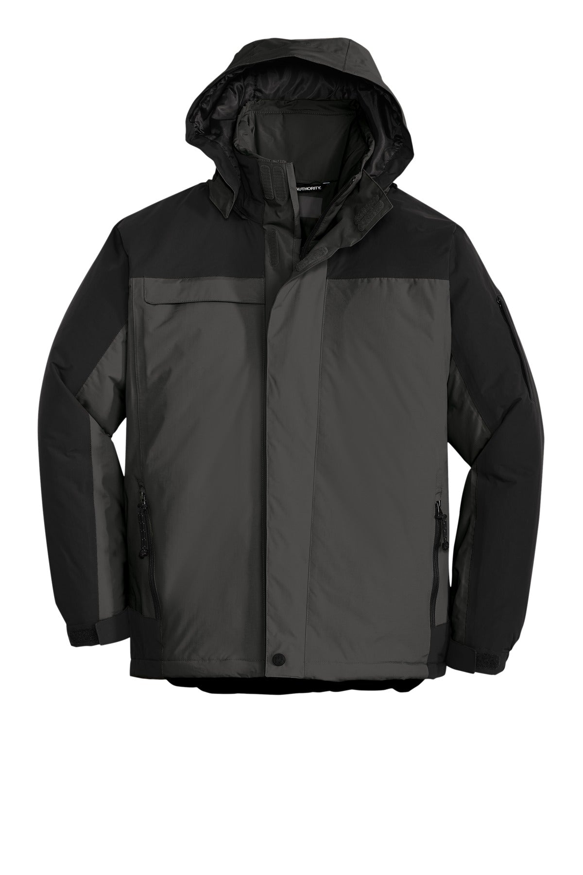 Port Authority Tall Nootka Jacket. TLJ792 Graphite/ Black Tall