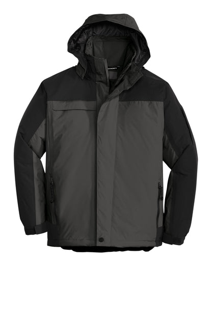 Port Authority Tall Nootka Jacket. TLJ792 Graphite/ Black Tall