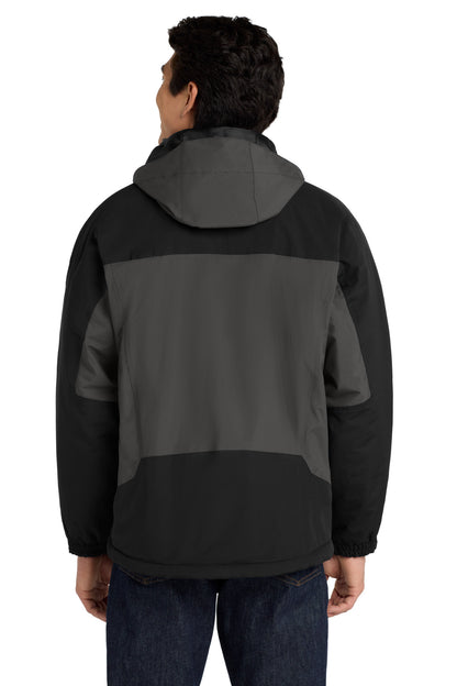 Port Authority Tall Nootka Jacket. TLJ792 Graphite/ Black Tall