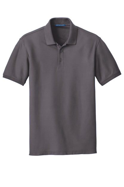 Port Authority Tall Core Classic Pique Polo. TLK100 Graphite Tall