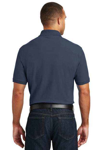 Port Authority Tall Core Classic Pique Polo. TLK100 River Blue Navy Tall