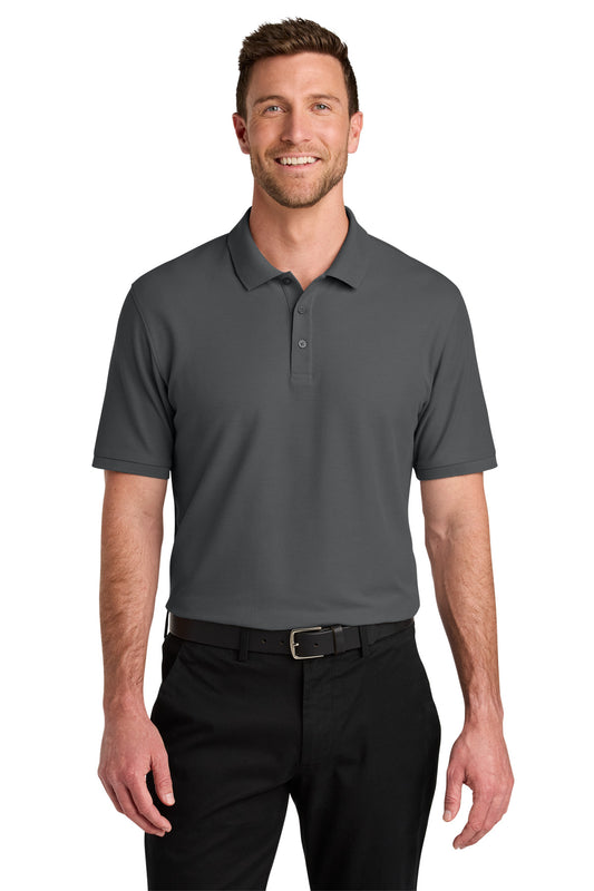 Port Authority Tall Wearever Signature Pique Polo TLK200 Storm Grey