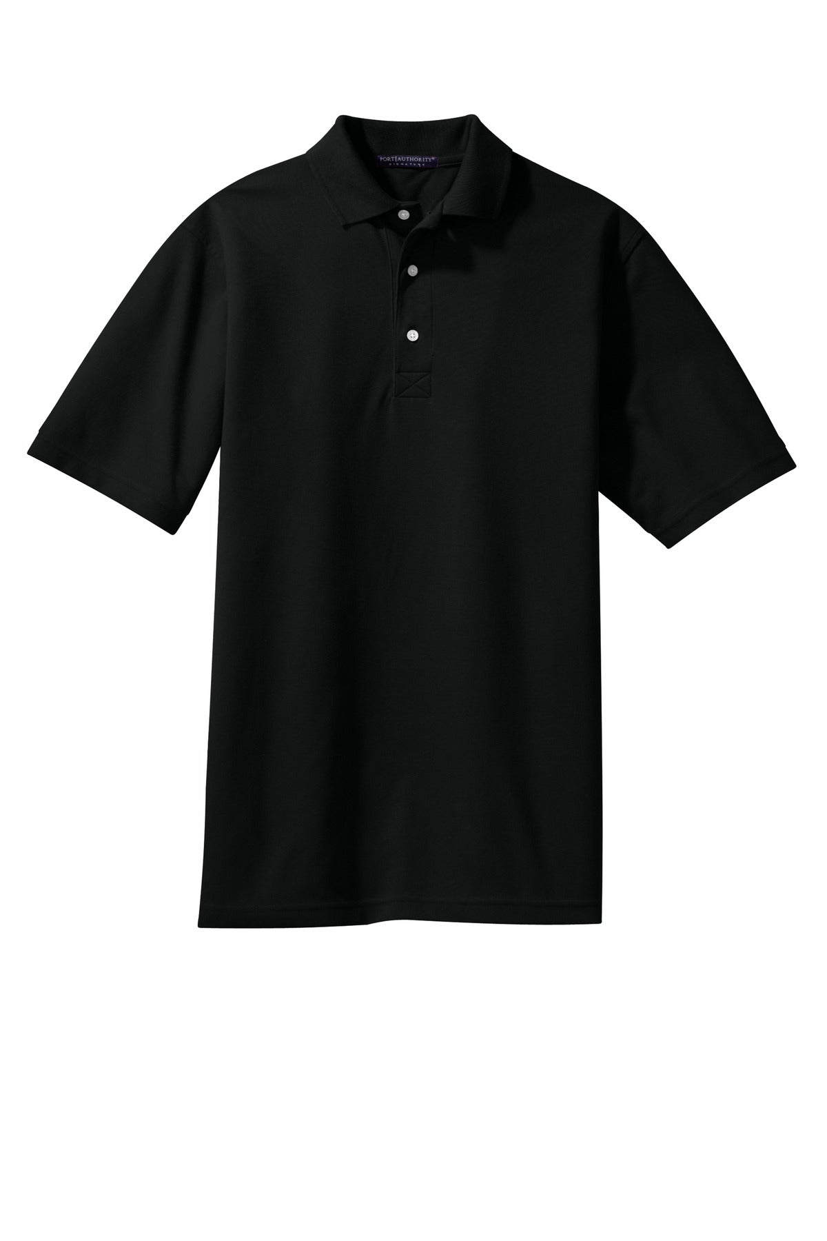 Port Authority Tall Rapid Dry Polo. TLK455 Jet Black Tall