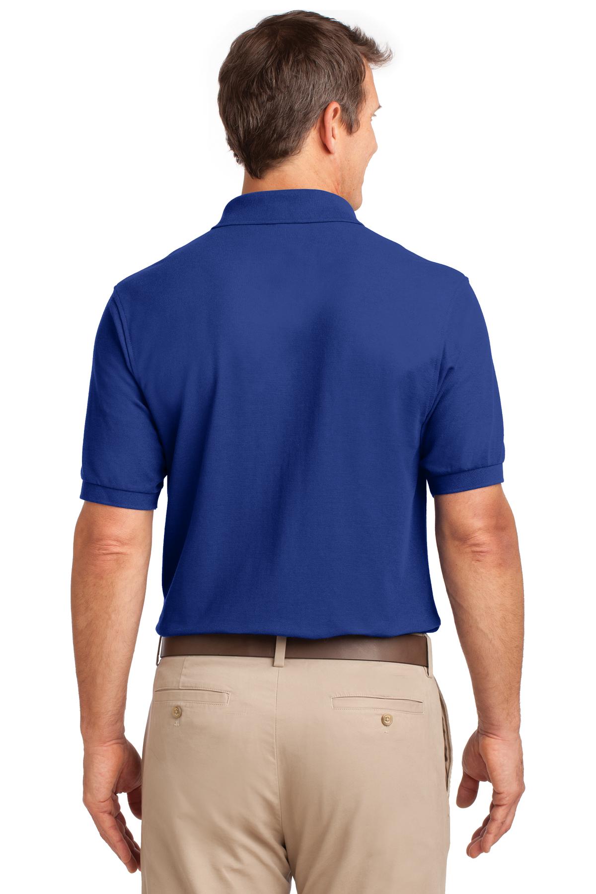 Port Authority Tall Silk Touch Polo with Pocket. TLK500P Royal Tall