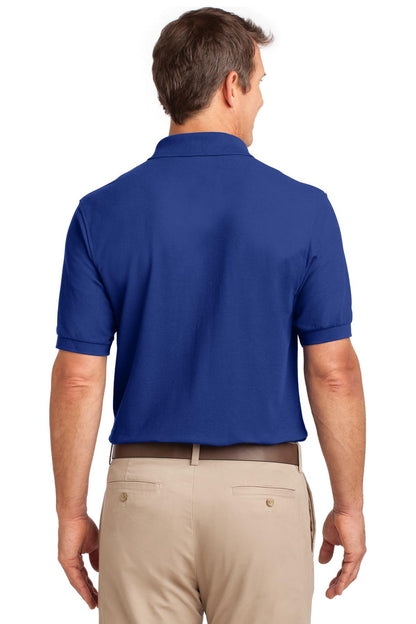 Port Authority Tall Silk Touch Polo with Pocket. TLK500P Royal Tall