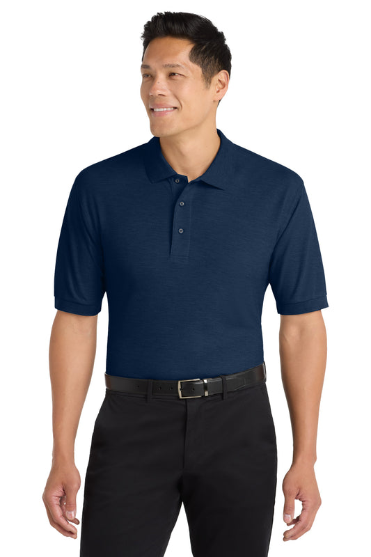 Port Authority Tall Silk Touch Polo TLK500 Navy