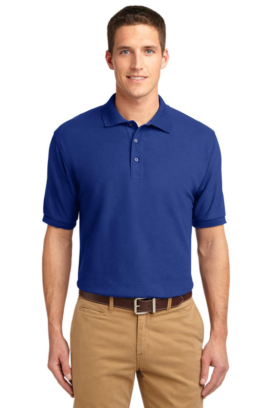 Port Authority Tall Silk Touch Polo.  TLK500 Royal Tall