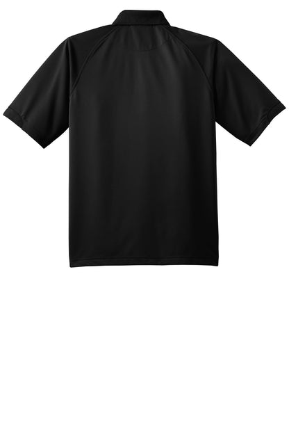 Port Authority Tall Dry Zone Ottoman Polo. TLK525 Black Tall