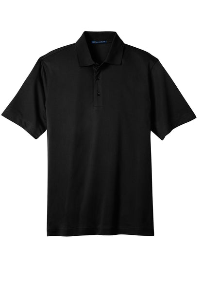 Port Authority Tall Tech Pique Polo. TLK527 Black Tall