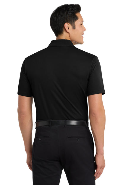 Port Authority Tall Tech Pique Polo. TLK527 Black Tall