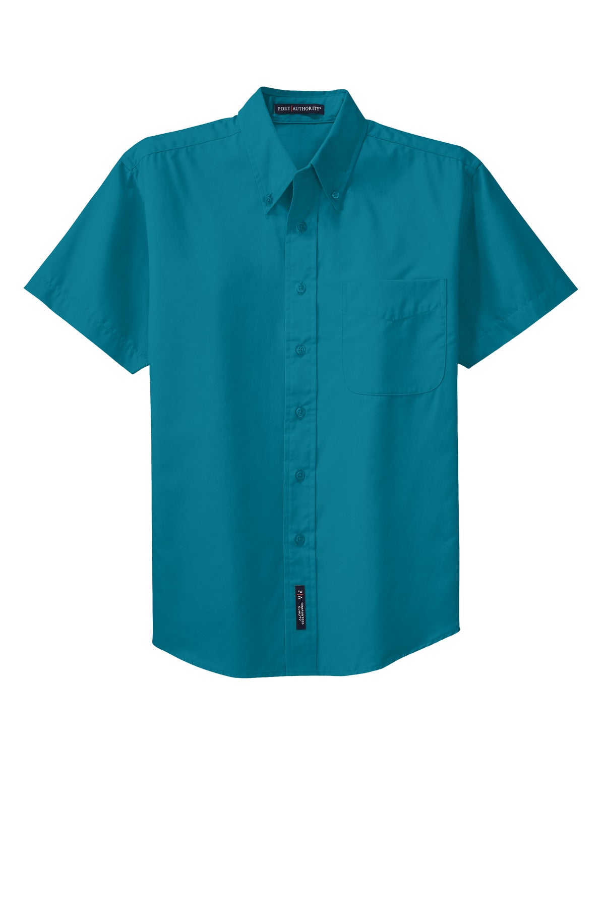 Port Authority Tall Short Sleeve Easy Care Shirt. TLS508 Teal Green Tall