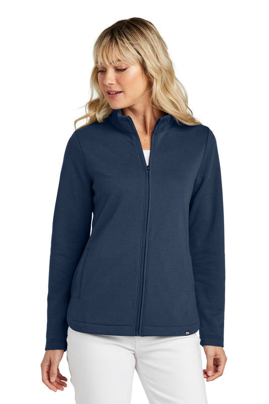 TravisMathew Women's Coveside Full-Zip TM1LD001 Blue Nights