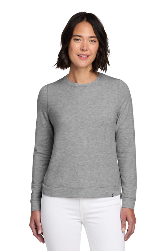 TravisMathew Women's Long Weekend Crew TM1LD003 Light Grey Heather