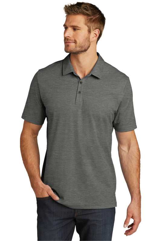 TravisMathew Oceanside Heather Polo TM1MU412 Quiet Shade Grey Heather