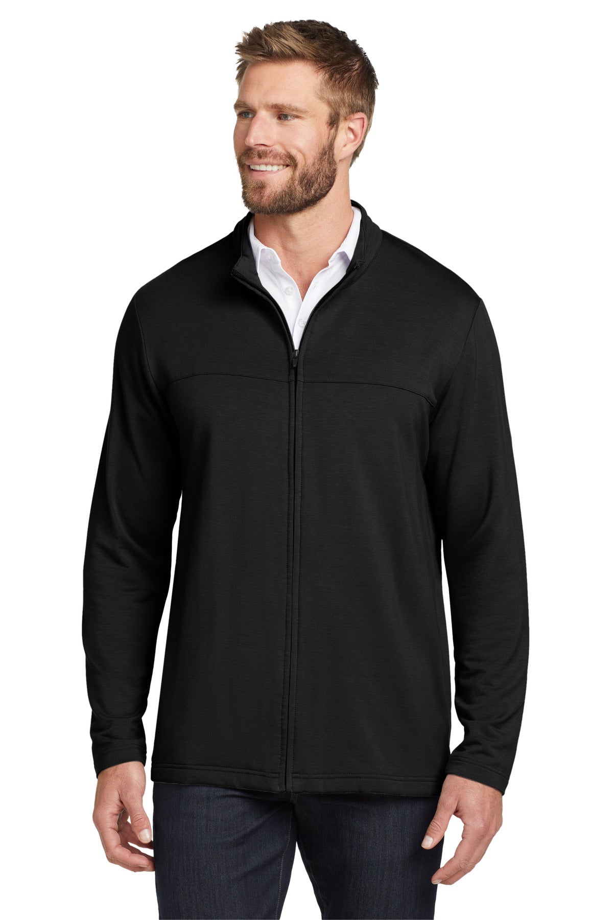 TravisMathew Newport Full-Zip Fleece TM1MU420 Black