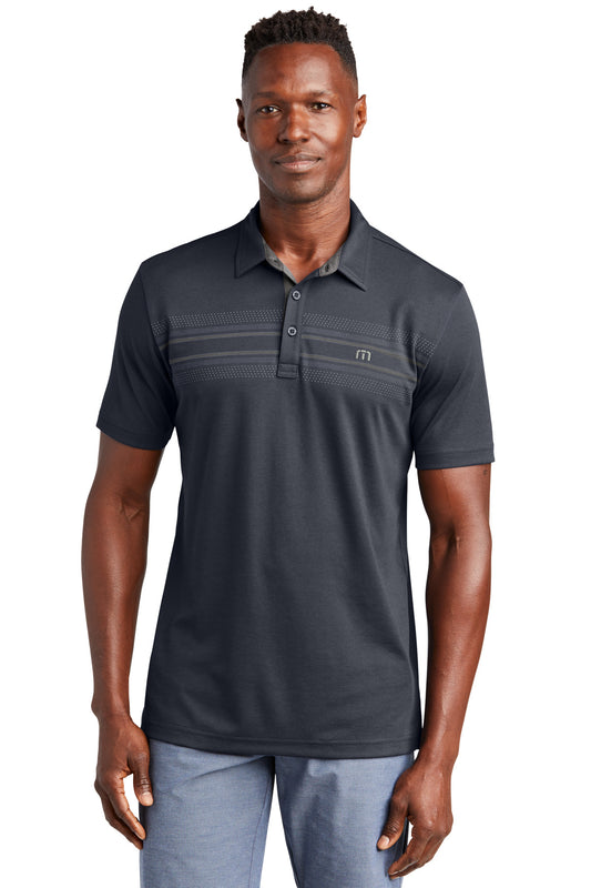 TravisMathew Monterey Chest Stripe Polo TM1MW450 Blue Nights