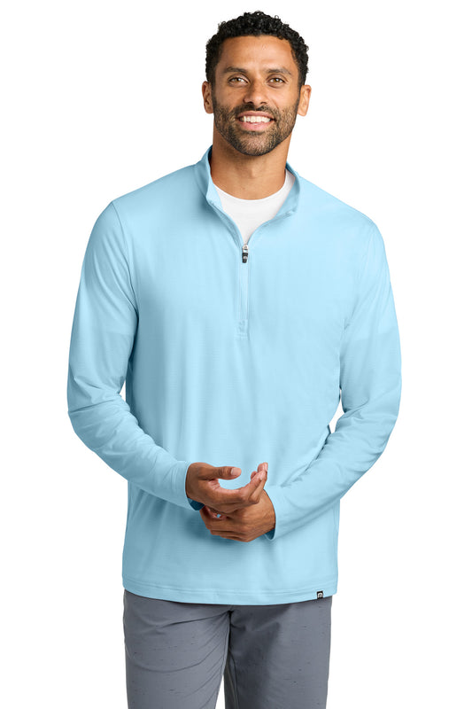 TravisMathew Crestview 1/4-Zip TM1MW452 Dream Blue