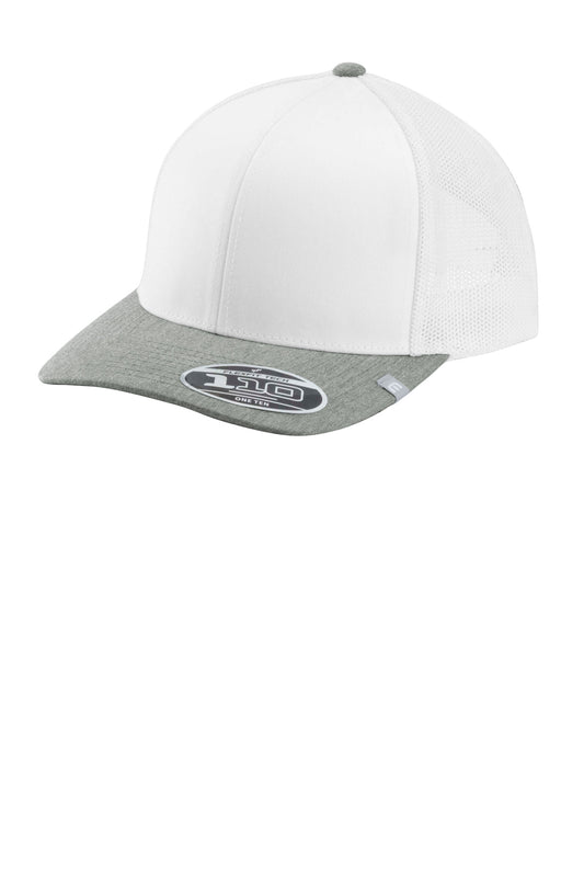 TravisMathew Cruz Colorblock Trucker Cap TM1MY390 White/ Heather Grey