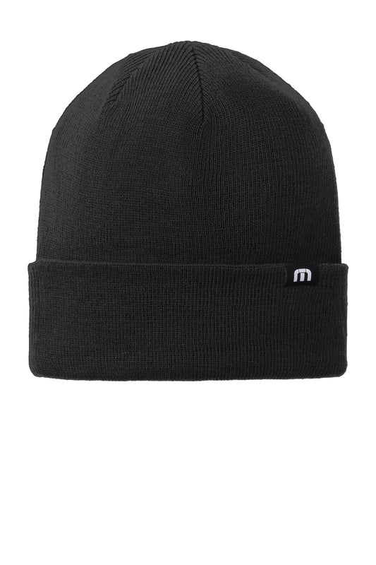 TravisMathew Solid Cuffed Beanie TM1MY394 Black