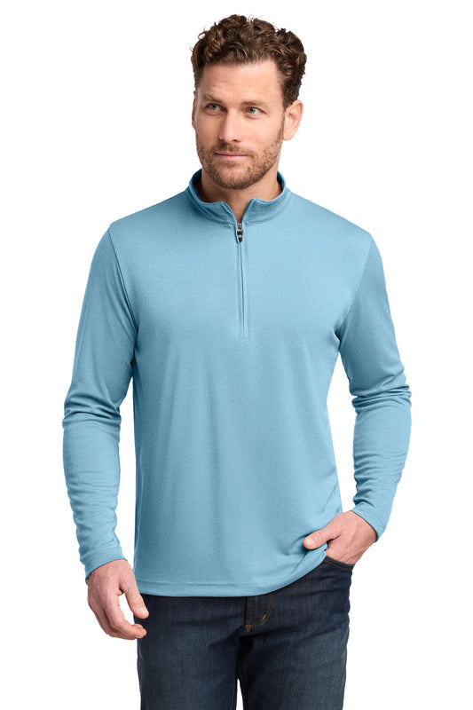 TravisMathew Coto Performance 1/4-Zip TM1MY397 Brilliant Blue Heather