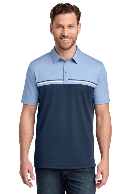 TravisMathew Sunset Blocked Polo TM1MY401 Riviera Heather/ Blue Nights