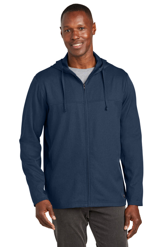 TravisMathew Balboa Hooded Full-Zip Jacket TM1MZ338 Blue Nights Heather