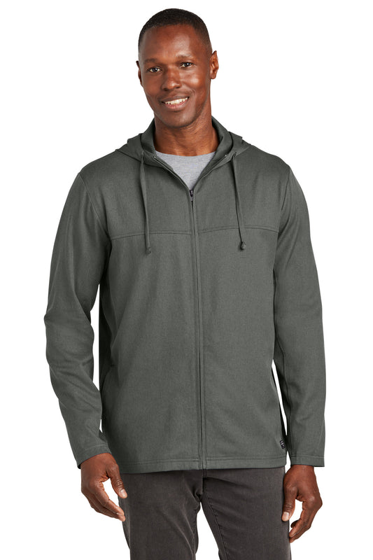 TravisMathew Balboa Hooded Full-Zip Jacket TM1MZ338 Dark Grey Heather