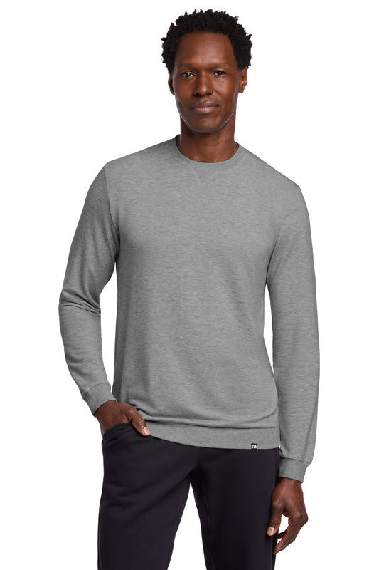 TravisMathew Long Weekend Crew TM1MZ342 Light Grey Heather