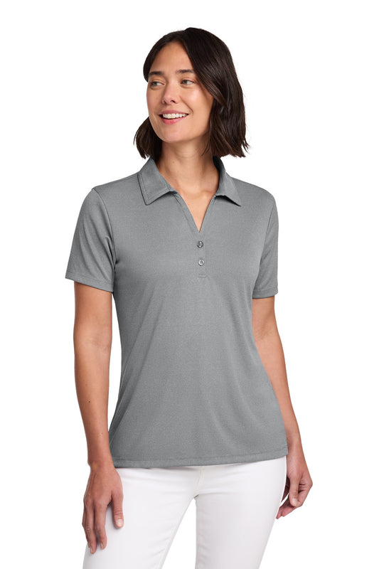 TravisMathew Women's Coto Performance Polo TM1WX002 Quiet Shade Grey Heather