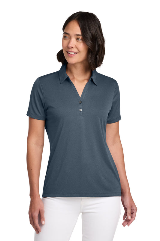 TravisMathew Women's Coto Performance Polo TM1WX002 Vintage Indigo/ Black