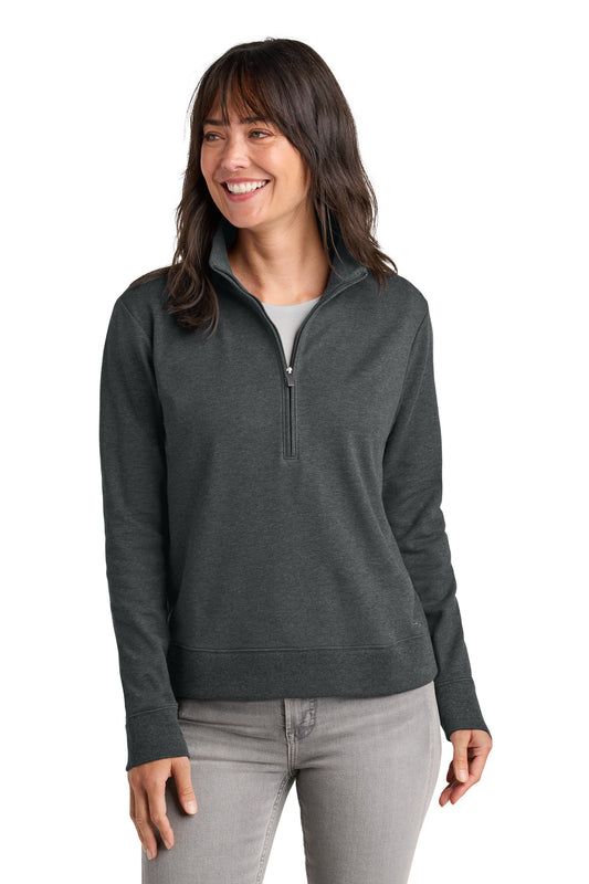 TravisMathew Women's Ocean Villa 1/4-Zip TMA41428 Dark Grey Heather