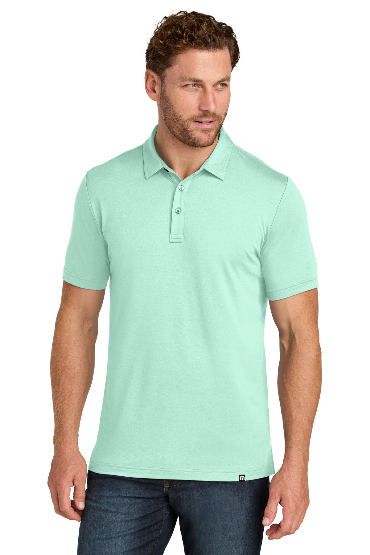 TravisMathew Glenview Solid Polo TMA41461 Mint