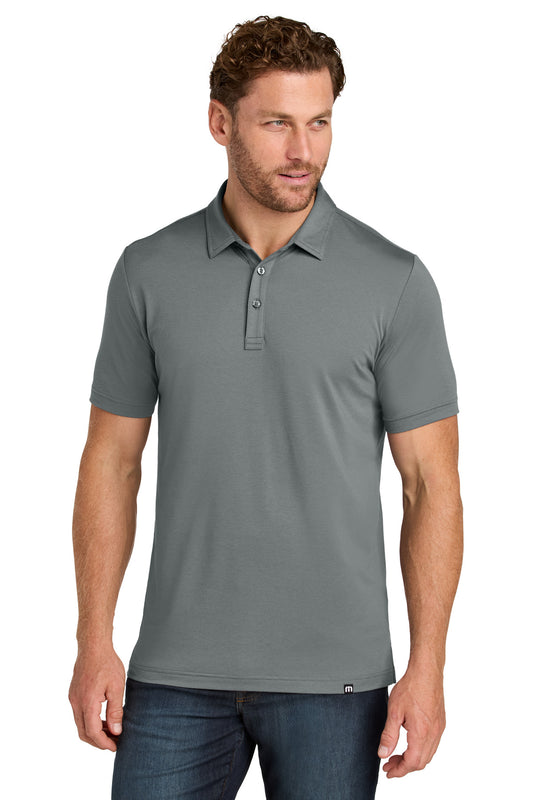 TravisMathew Glenview Solid Polo TMA41461 Quiet Shade Grey