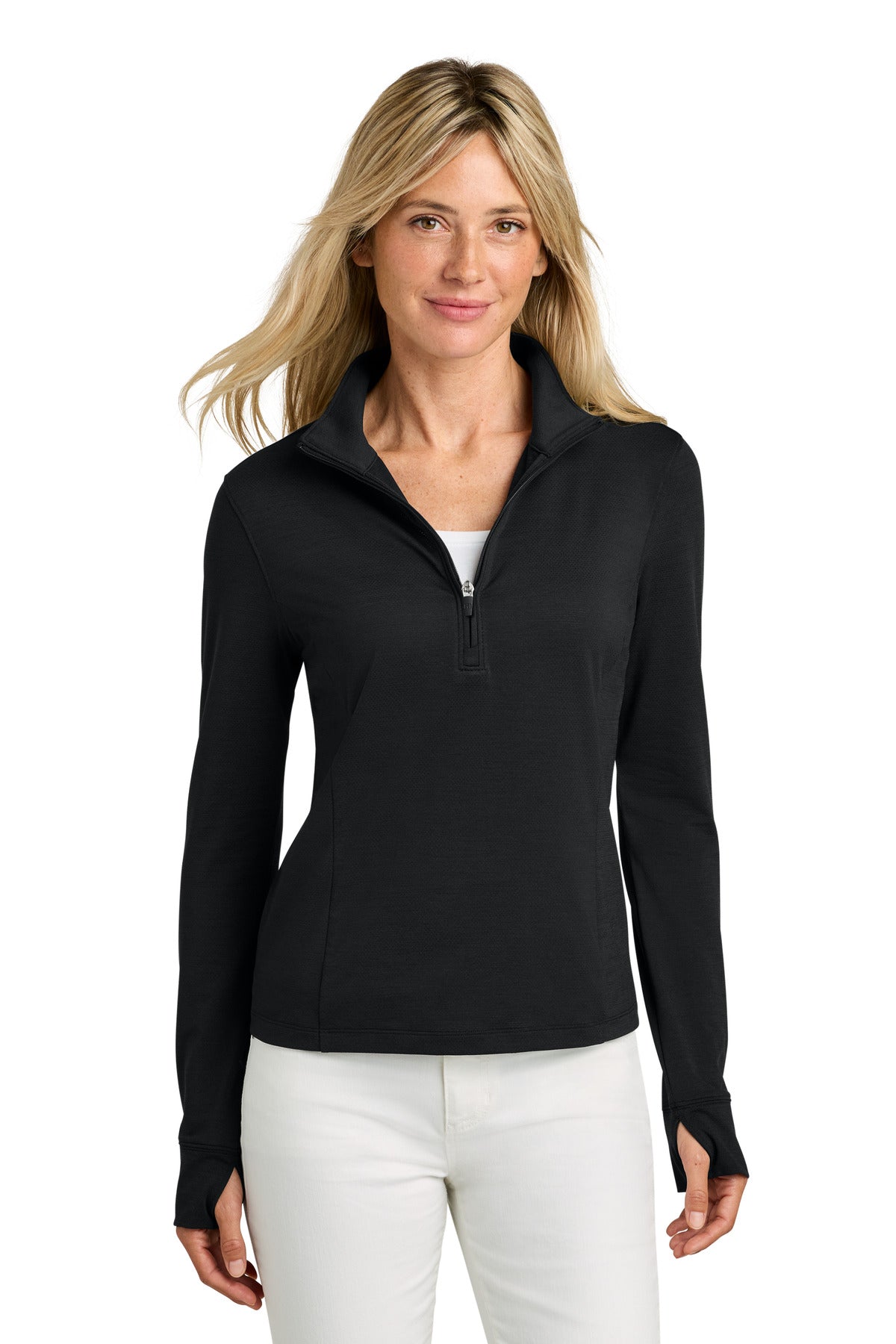 TravisMathew Women's Onward 1/2-Zip TMA42778 Black