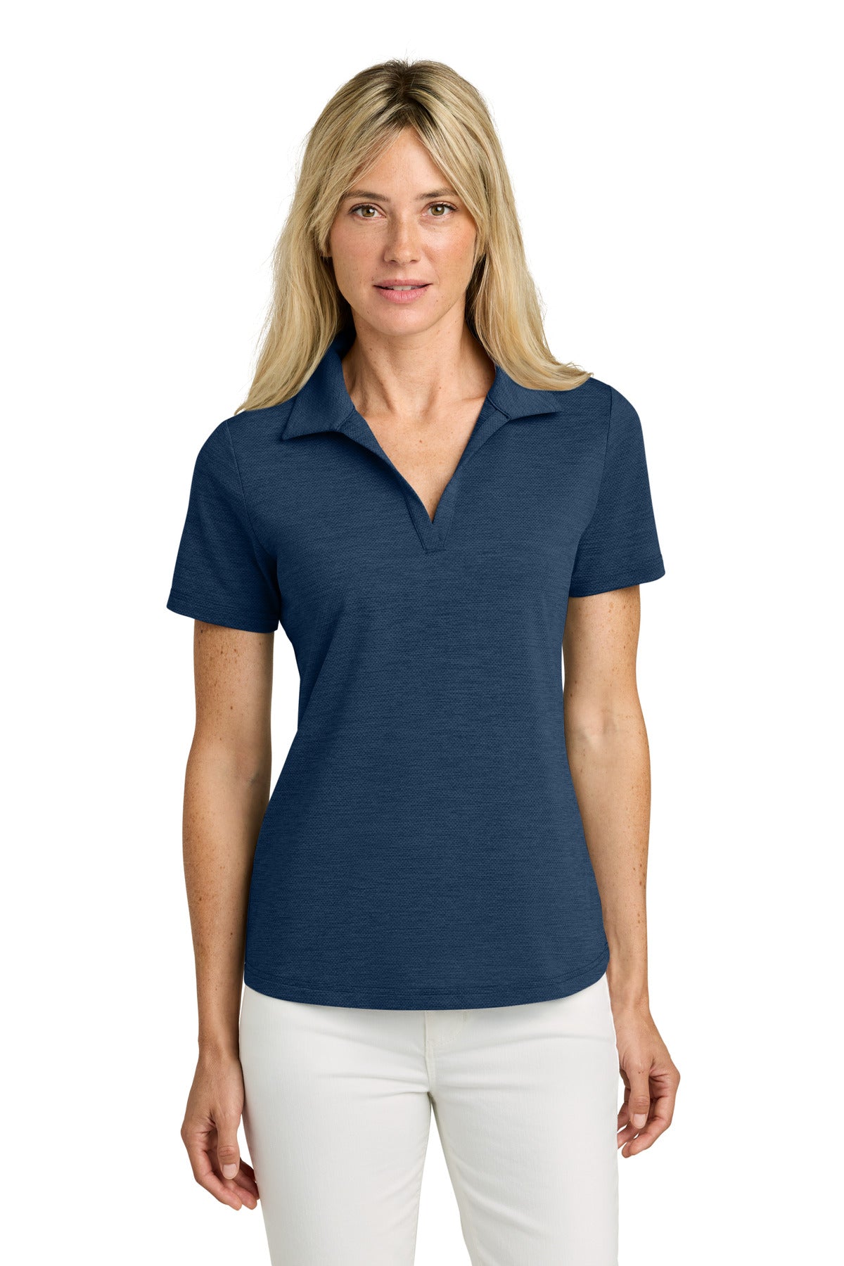 TravisMathew Women's Onward Polo TMA46416 Navy Heather