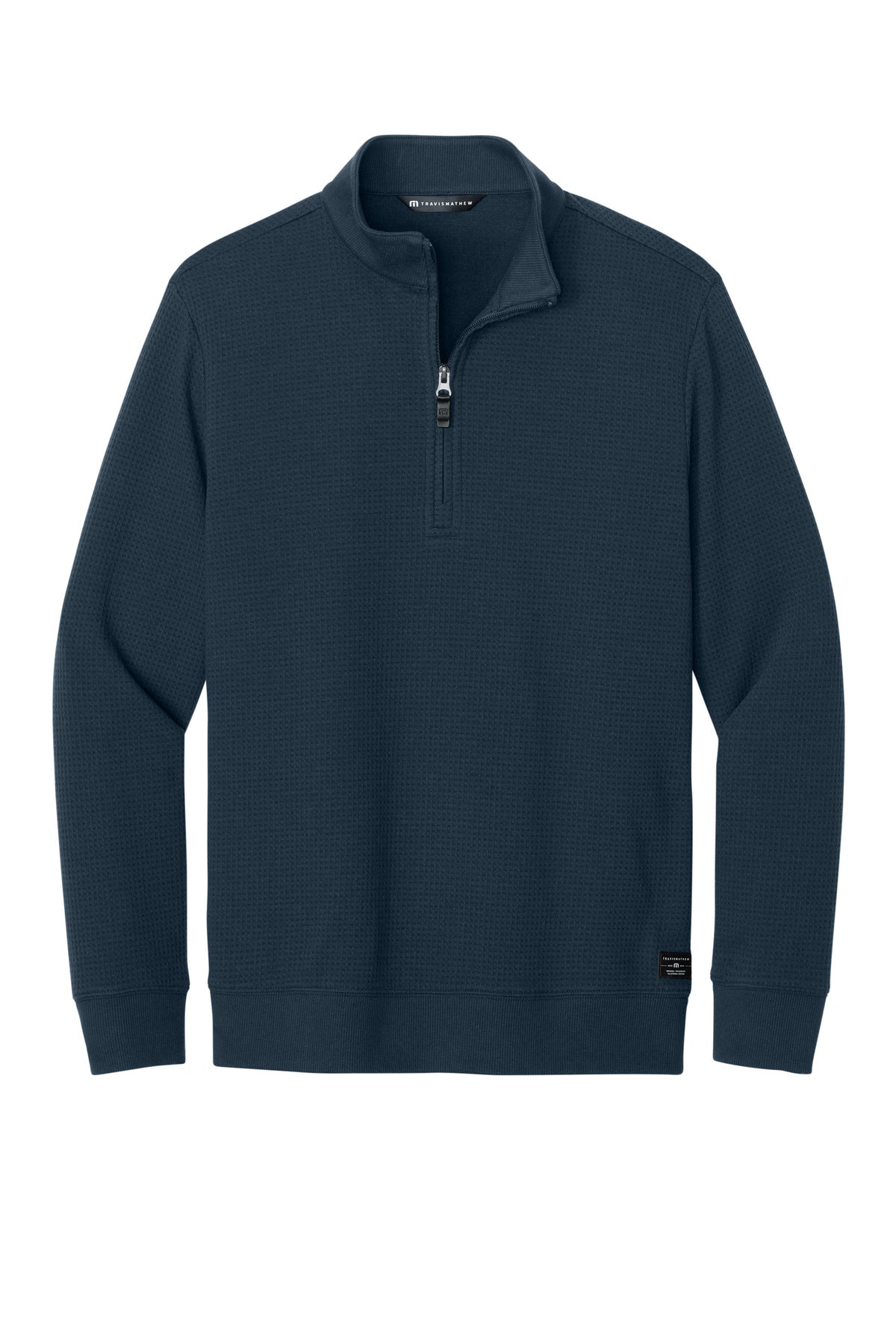 TravisMathew Waffle 1/4-Zip TMA46418 Total Eclipse