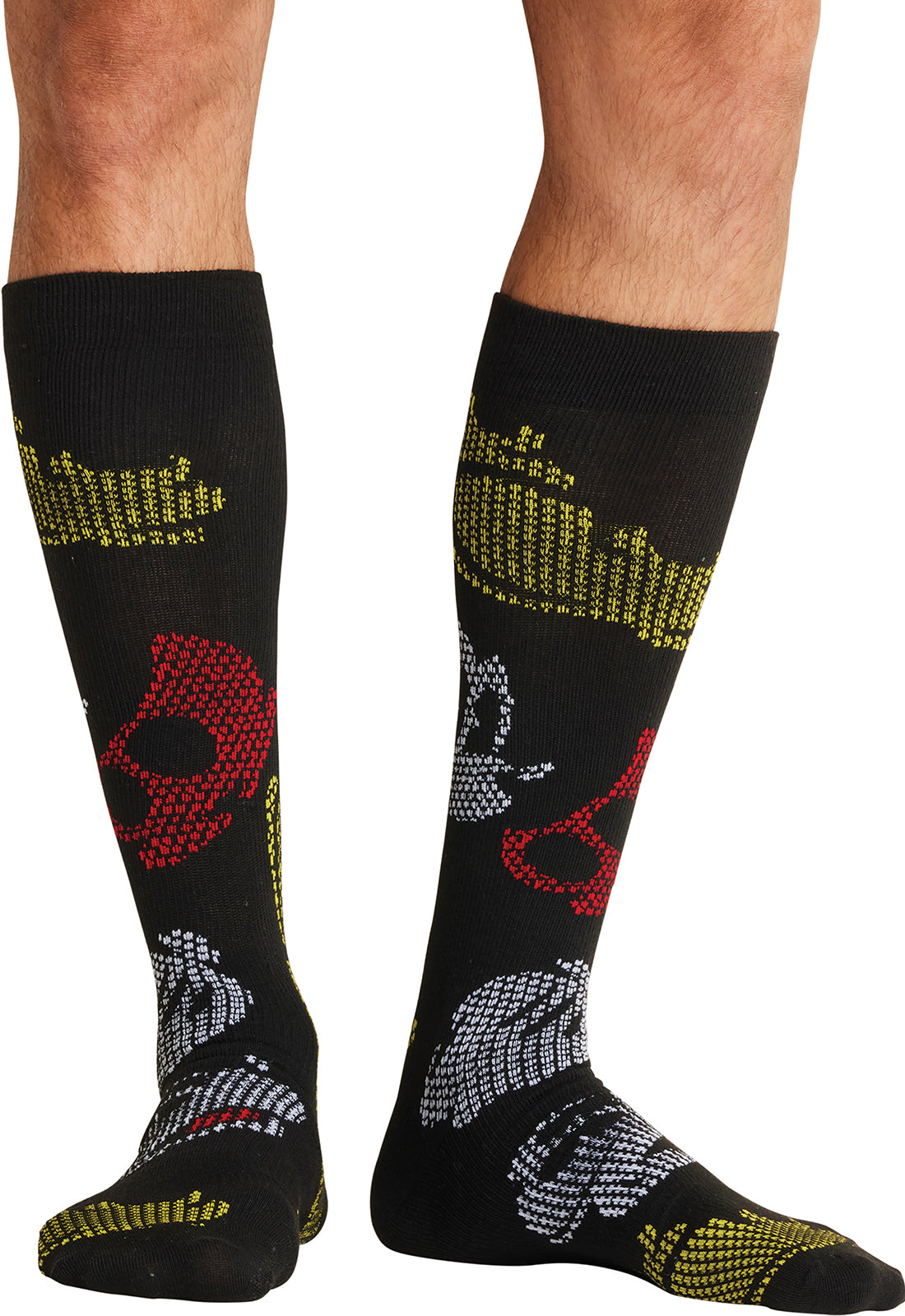 Tooniforms Legwear TMPRINTSUPPOR Men's 10-15mmHg Compression Socks