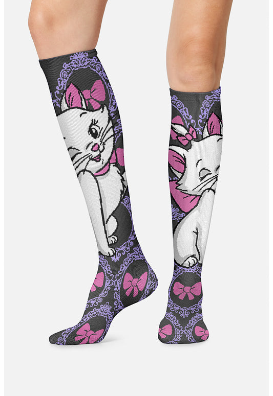Legwear TPRINTSUPPOR Women's 10-15Mmhg Compression Socks Cafe Kitty