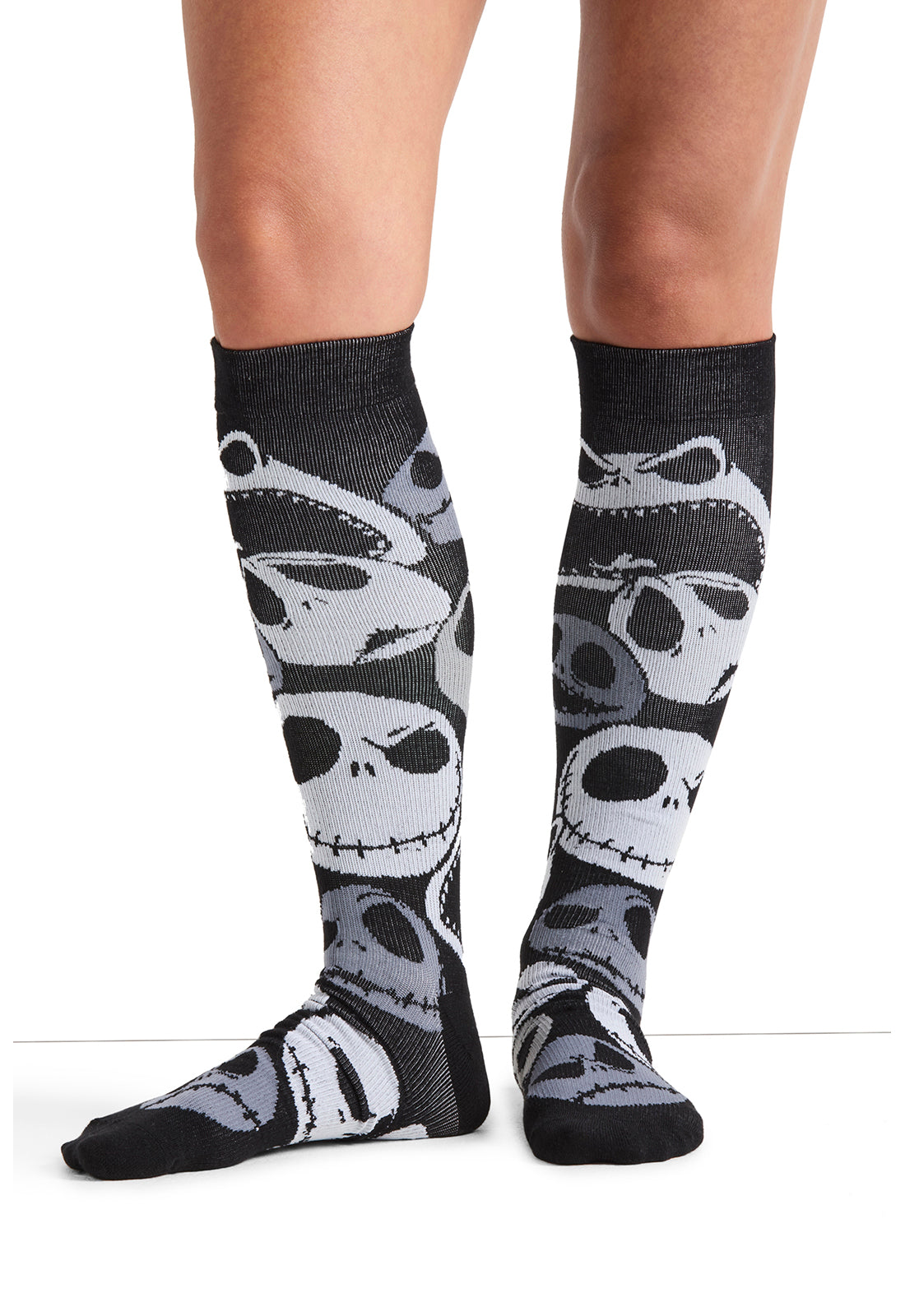 TPRINTSUPPOR Cherokee Legwear Women's 10-15mmHg Compression Socks (My Scary Face)