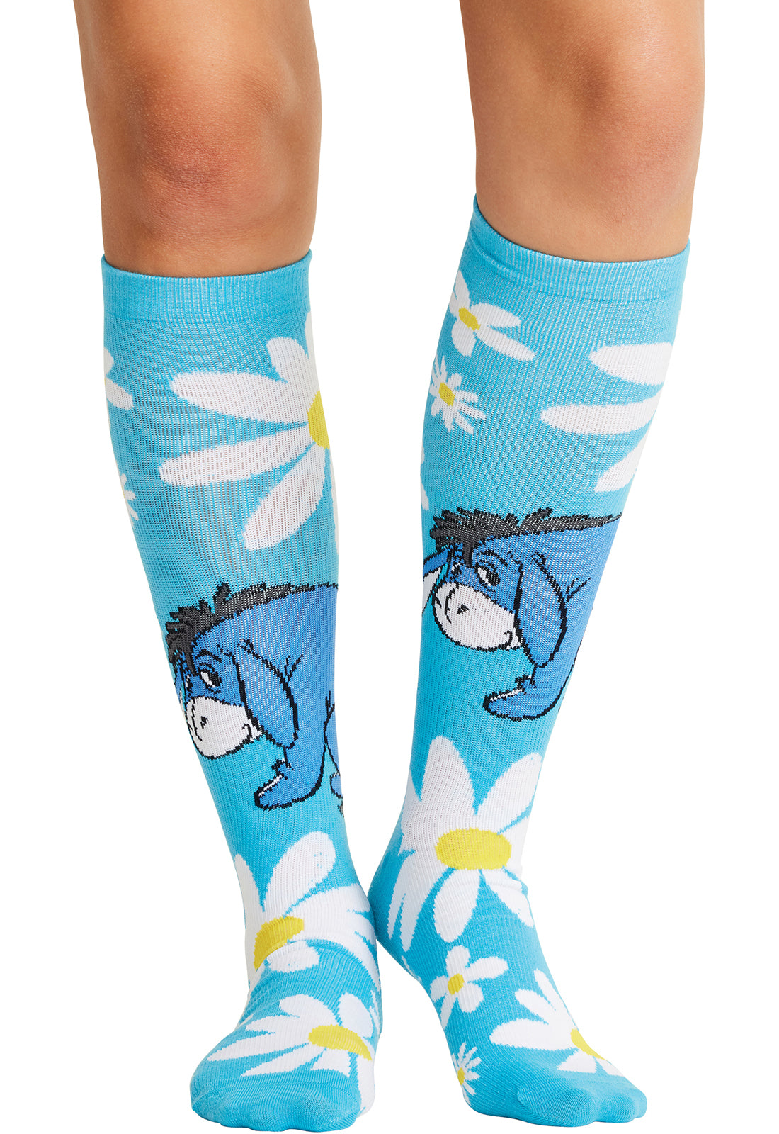 TPRINTSUPPOR Cherokee Legwear Women's 10-15mmHg Compression Socks (Positively Eeyore)