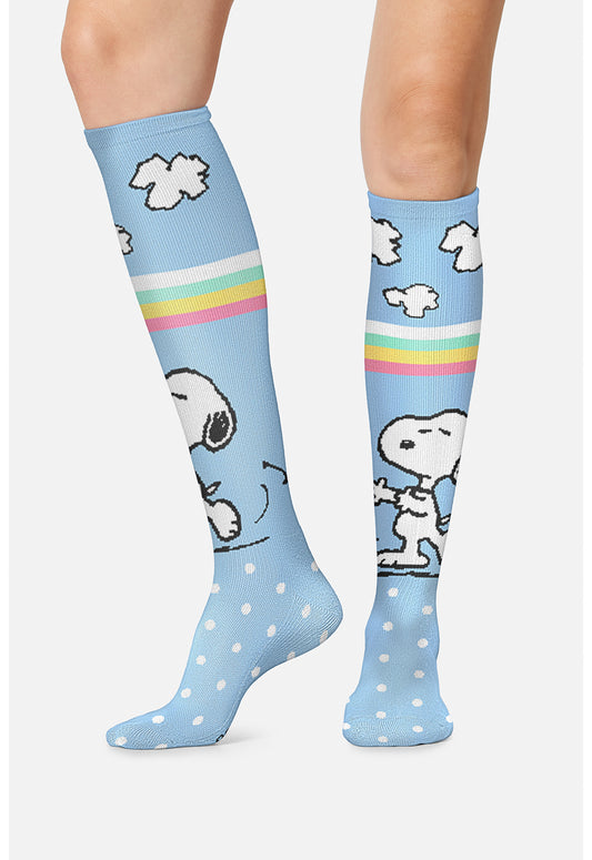 Tooniforms Legwear TPRINTSUPPOR Women's 10-15mmHg Compression Socks A Boy And His Dog
