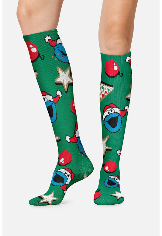 Legwear TPRINTSUPPOR Women's 10-15Mmhg Compression Socks Cookie Ornament