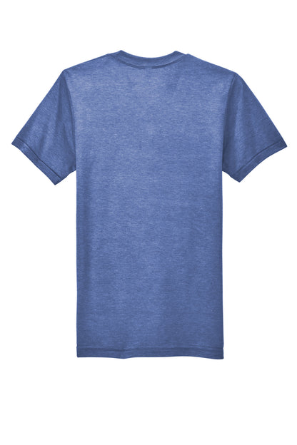 American Apparel  Tri-Blend Short Sleeve Track T-Shirt TR401 Athletic Blue