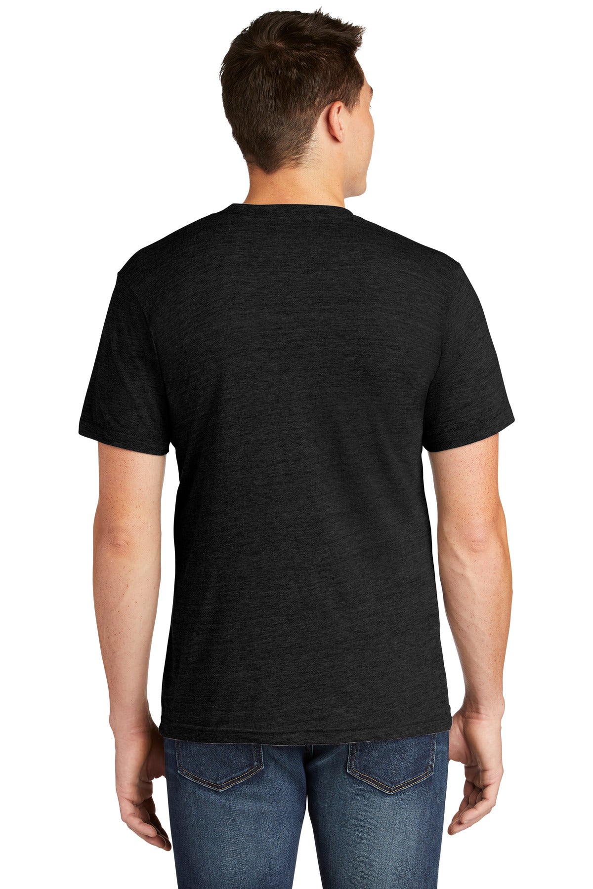 American Apparel  Tri-Blend Short Sleeve Track T-Shirt TR401 Tri Black