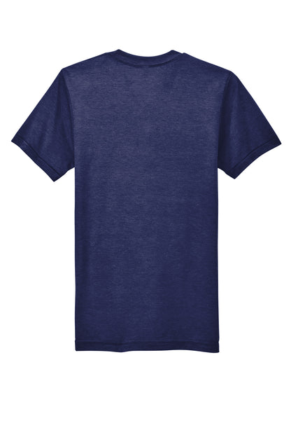 American Apparel  Tri-Blend Short Sleeve Track T-Shirt TR401 Tri Indigo
