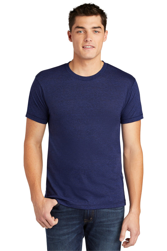 American Apparel  Tri-Blend Short Sleeve Track T-Shirt TR401 Tri Indigo
