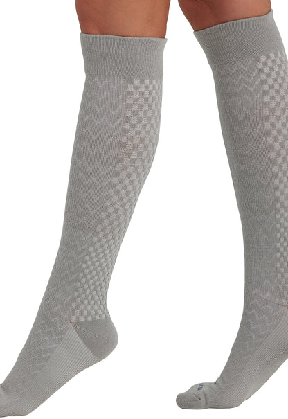 Legwear TRUESUPPORT True Support Compression Socks Cloudy Model Image Right Side | Cherokee