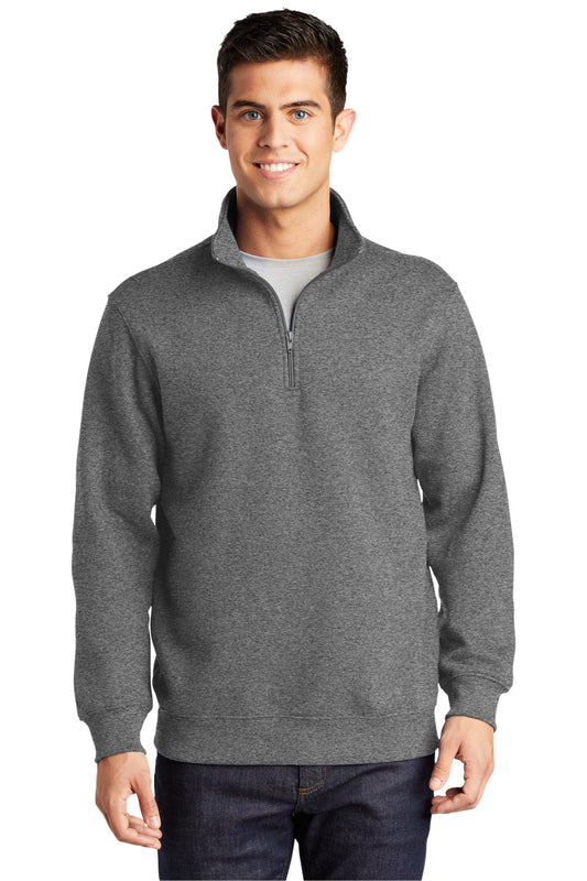 Sport-Tek Tall 1/4-Zip Sweatshirt. TST253 Vintage Heather Tall